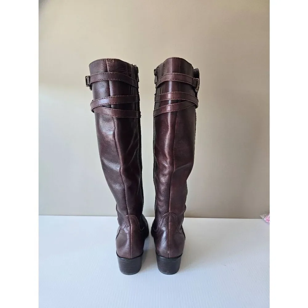 Antonio Melani Boots Sz 6M Brown